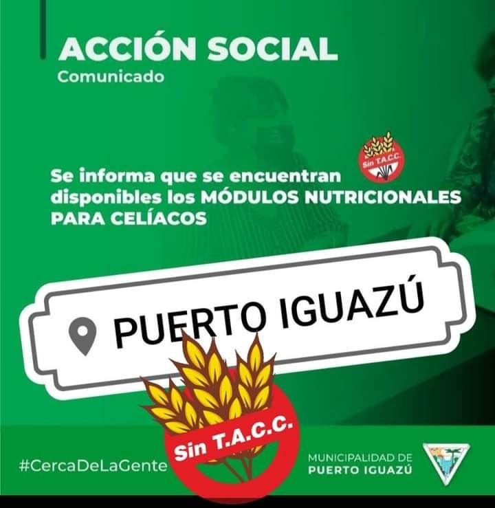 MÓDULOS DISPONIBLES DEL PROGRAMA CELÍACOS