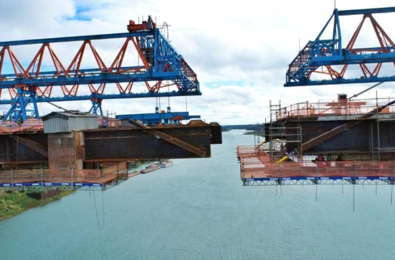 A solo cinco metros para unión de Puente de la Integración