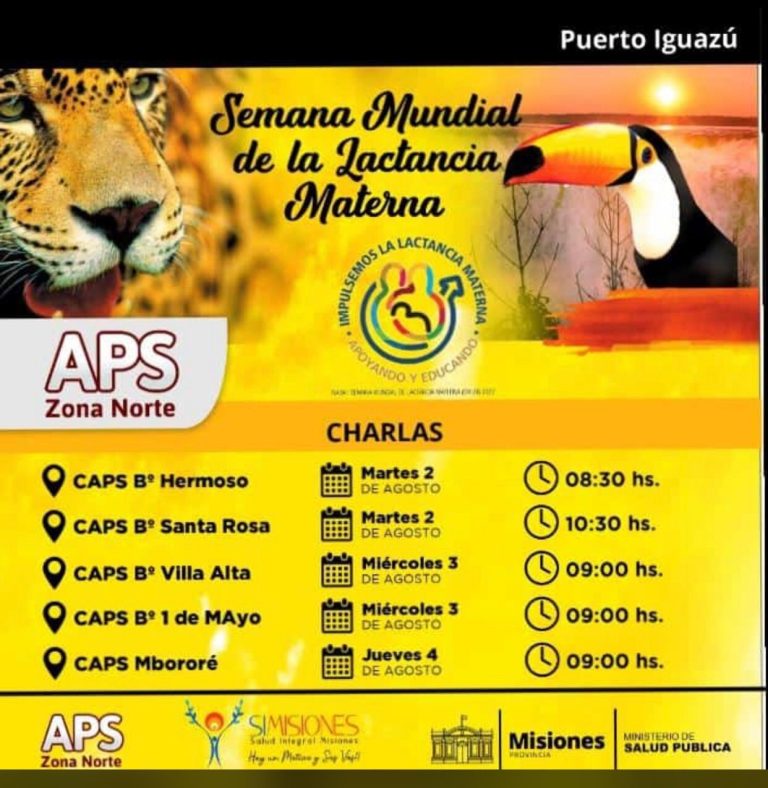 Comienza este lunes la Semana Mundial de la Lactancia Materna