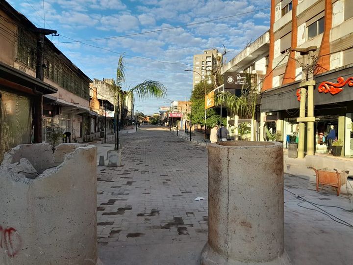 TRABAJOS SOBRE LA AV. BRASIL