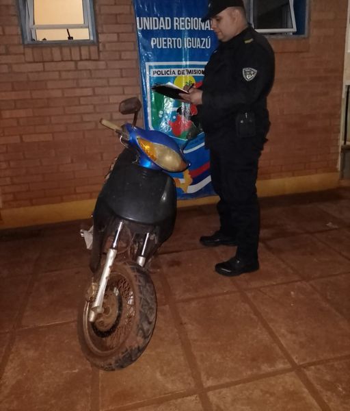 La Policía recuperó otra motocicleta robada en Wanda
