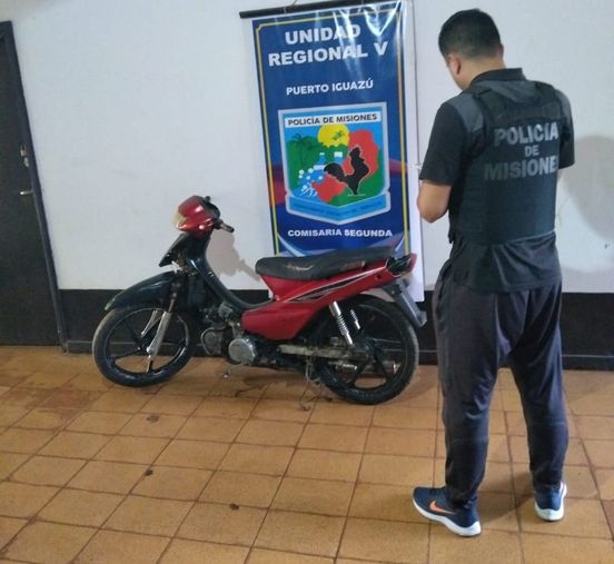 Otra moto robada fue recuperada por la Policía