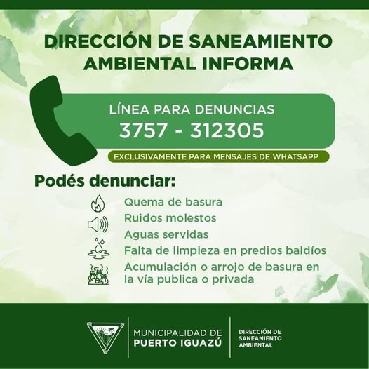 ¿Sabías que puedes ayudarnos a mantener un Iguazú más limpio y ordenado?