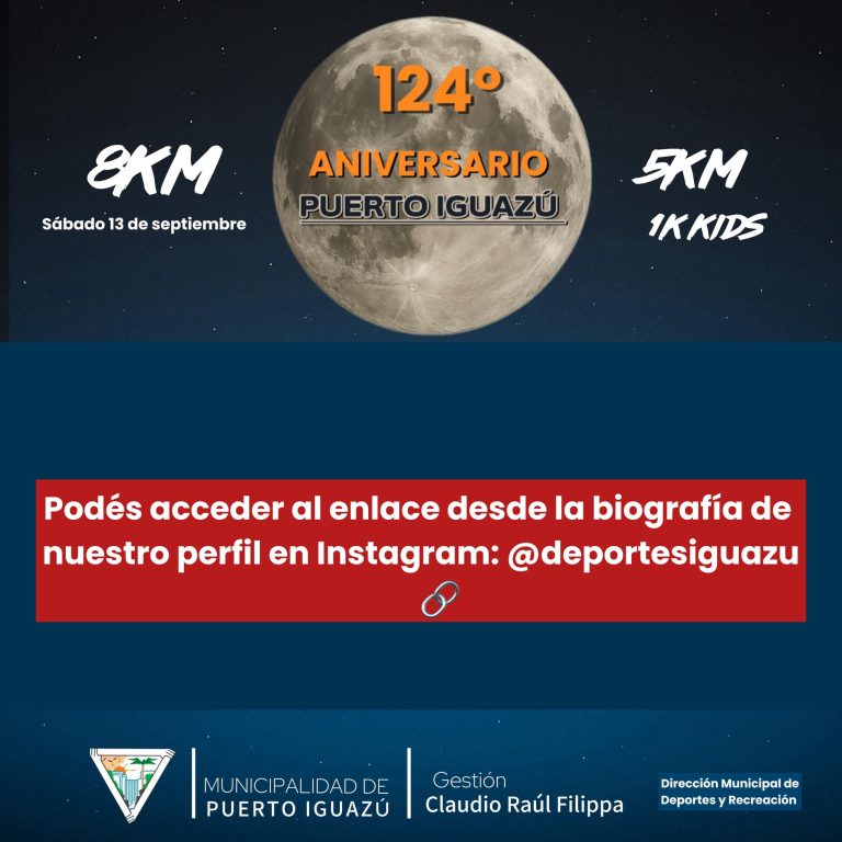 LISTA OFICIAL DE INSCRIPTOS de la Carrera Nocturna del 124° Aniversario de Puerto Iguazú LISTA OFICIAL DE INSCRIPTOS de la Carrera Nocturna del 124° Aniversario de Puerto Iguazú
