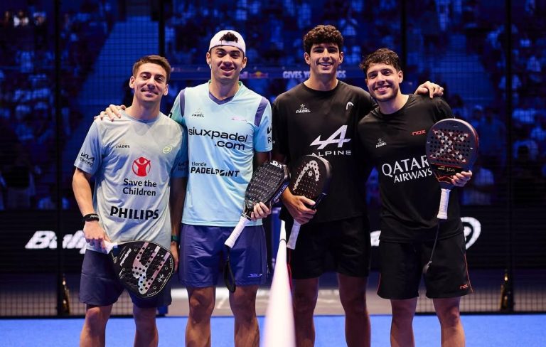 Histórica consagración: el misionero Leo Augsburger y Martín Di Nenno, campeones del Madrid P1 de Premier Pádel