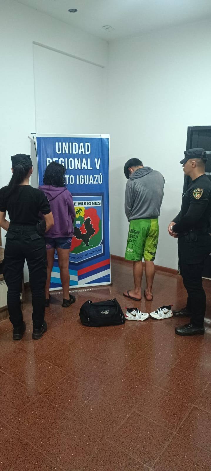 Dúo de delincuentes fue capturado por la Policía involucrados en una seguidilla de robos en Puerto Iguazú