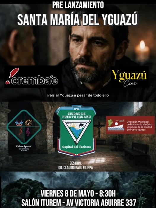 8 de mayo, en el ITUREM, se realizará el prelanzamiento de “Santa María del Yguazú”