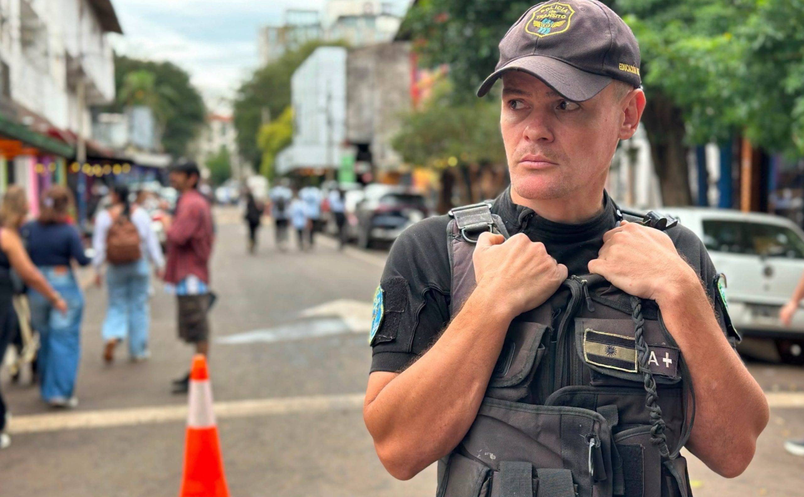 IGUAZU: TRABAJO EN CONJUNTO DE AREAS MUNICIPALES Y POLICIA DE MISIONES DURANTE LOS FEESTEJOS POR EL SUBCAMPEONATO DE LA SELECCION ARGENTINA