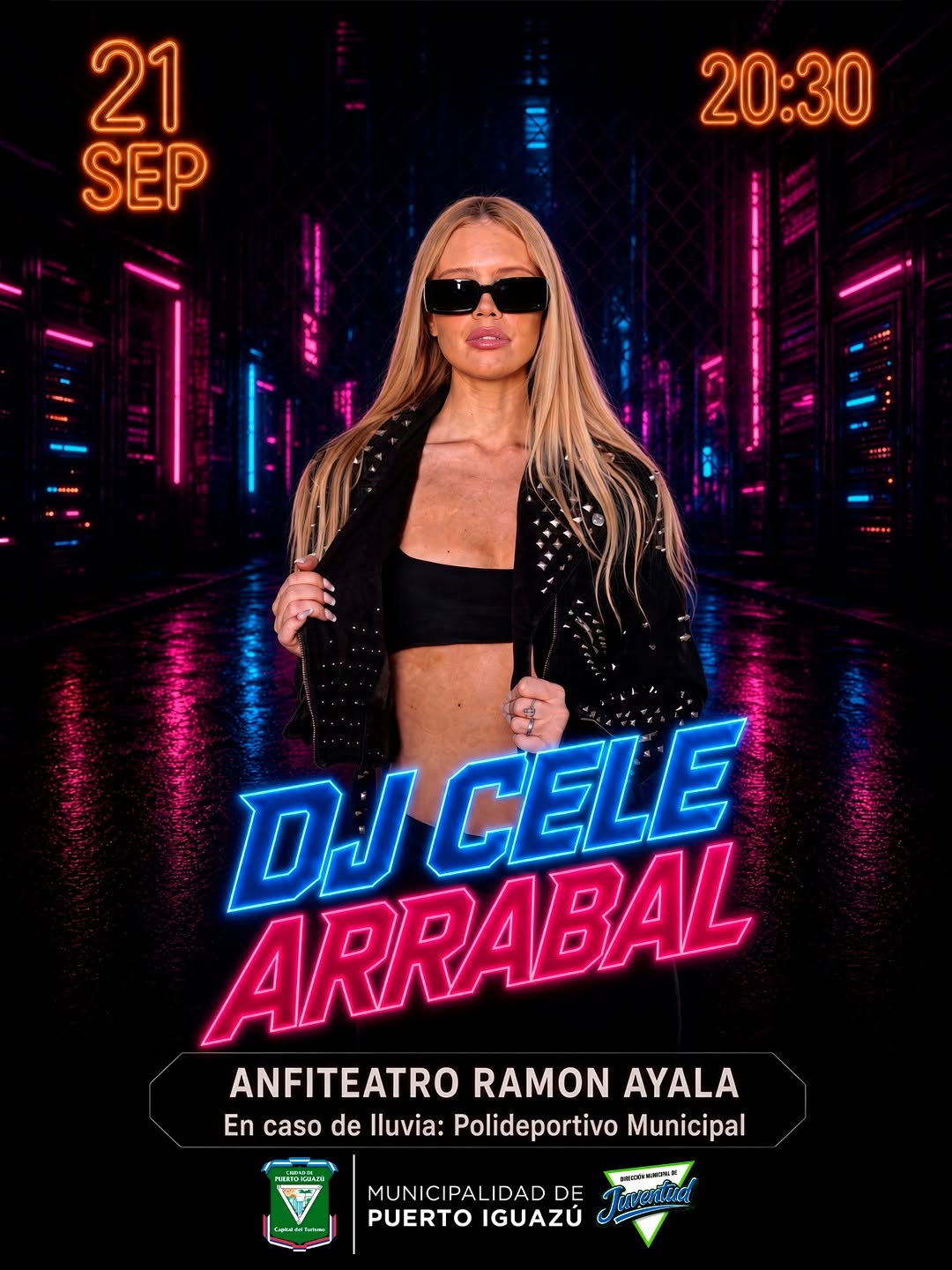 DIA DE LA PRIMAVERA EN IGUAZU: “DJ CELE ARRABAL” ANFITEATRO RAMON AYALA