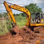 IGUAZÚ: CONTINUAN LAS TAREAS DE CANALIZACIÓN PLUVIAL EN DIFERENTES BARRIOS